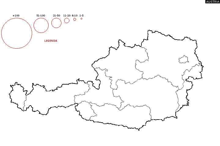 Mappa dell'Austria